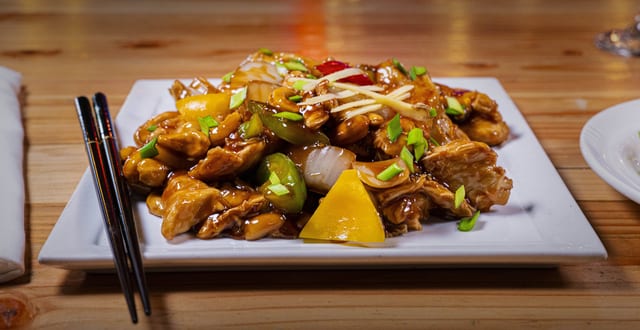 Cashew Chicken.